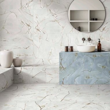 אריח פורצלן לריצוף וחיפוי דמוי שיש איטלקי בגימור מט דרגת R10 במידה 60/120 ס"מ - B